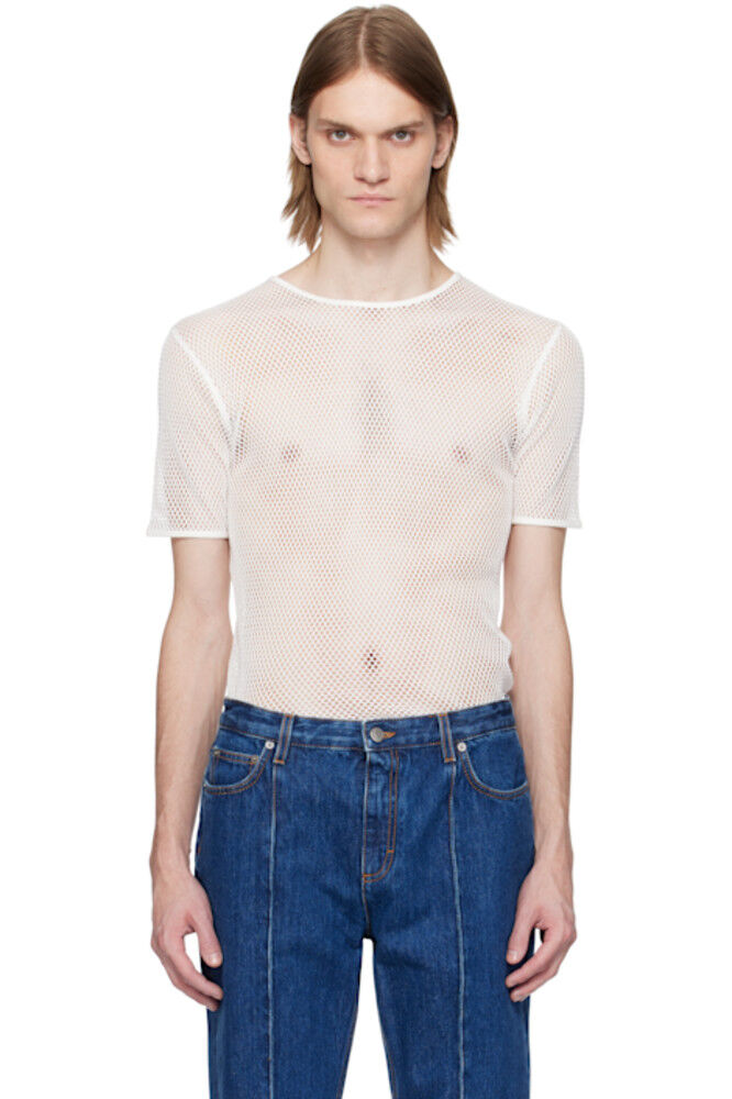 Белая футболка в сетку Bally
Белая футболка в сетку Bally