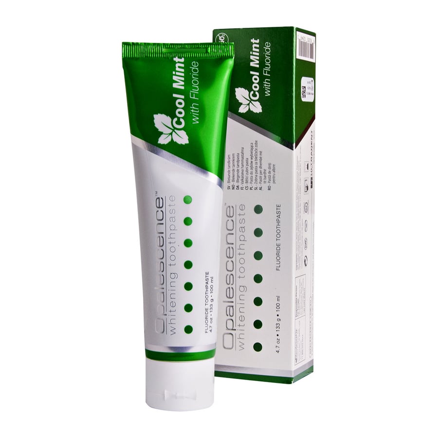 OPALESCENCE COOL MINT отбеливающая зубная паста 133 г
OPALESCENCE COOL MINT отбеливающая зубная паста 133 г