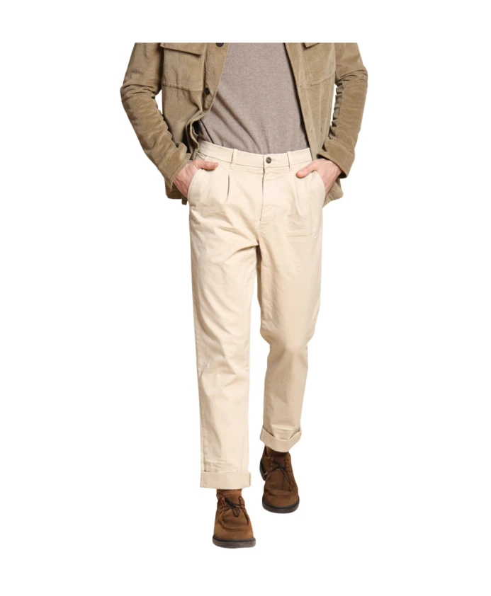 Свободные брюки-чиносы из габардина Mason'S, бежевый
Свободные брюки-чиносы из габардина Mason'S, бежевый