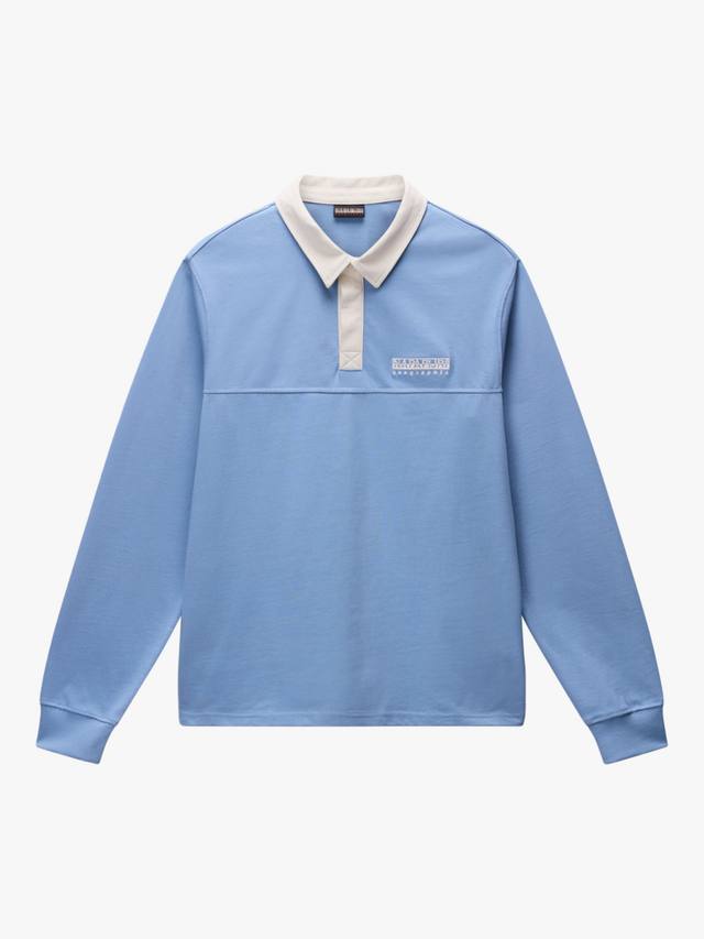 Хлопковая поло с длинным рукавом Napapijri
Хлопковая поло с длинным рукавом Napapijri