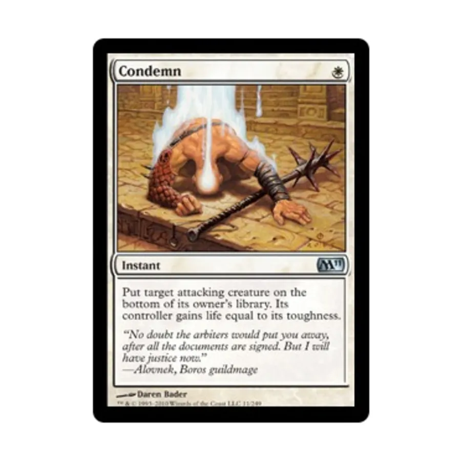 CCG Осудить (U), MTG - Magic 2011
CCG Осудить (U), MTG - Magic 2011