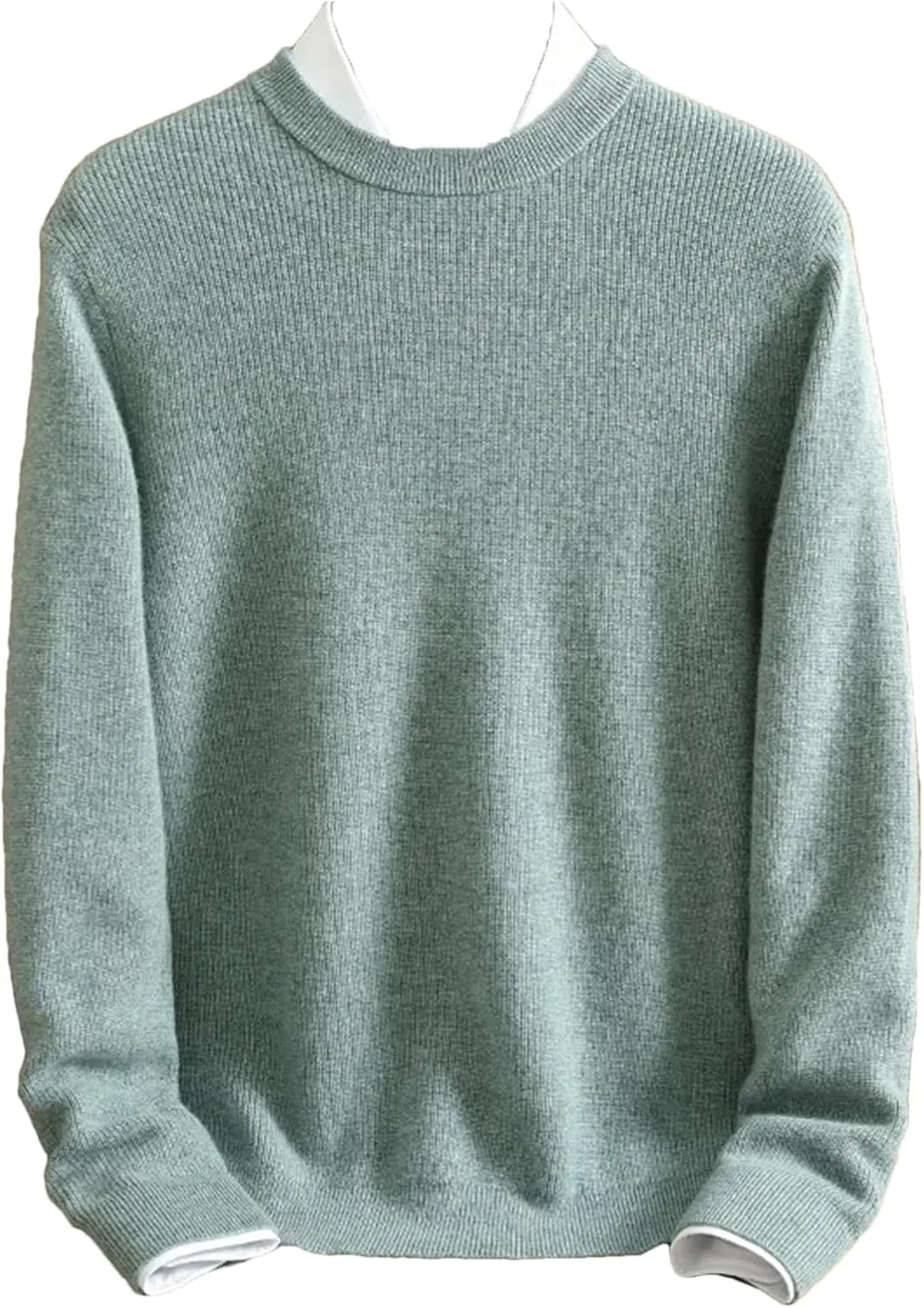 Vogrtcc мужской свитер из кашемира, теплый, с круглым вырезом, однотонный
Vogrtcc мужской свитер из кашемира, теплый, с круглым вырезом, однотонный