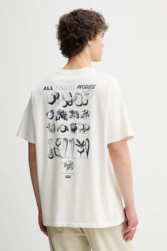 Хлопковая футболка Levi'S, бежевый
Хлопковая футболка Levi'S, бежевый