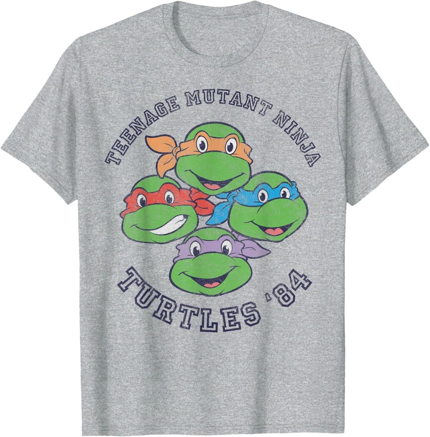 Мужская футболка Teenage Mutant Ninja Turtles Old School 1984, серый вереск
Мужская футболка Teenage Mutant Ninja Turtles Old School 1984, серый вереск
