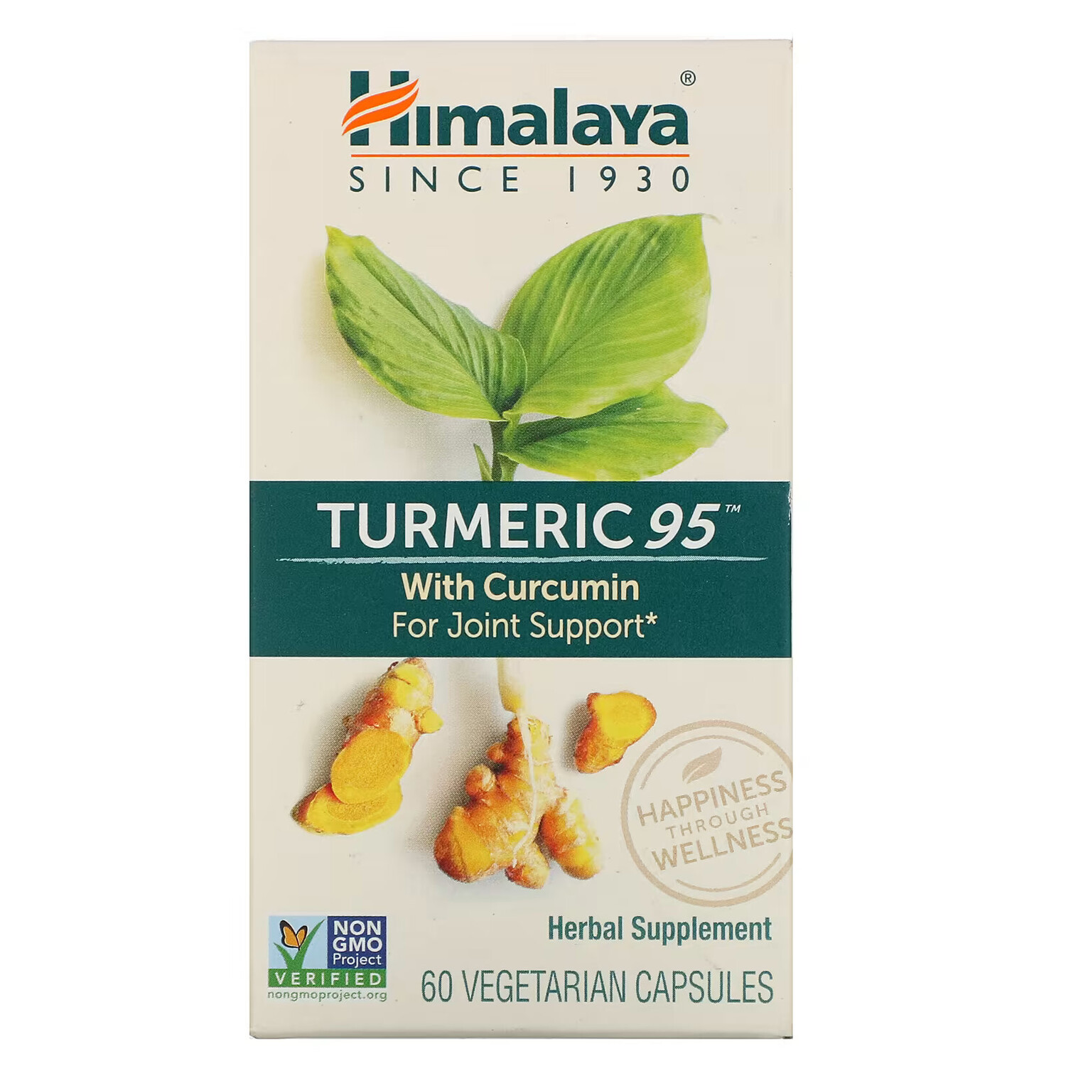 Himalaya, Turmeric 95 с куркумином, 60 вегетарианских капсул
Himalaya, Turmeric 95 с куркумином, 60 вегетарианских капсул