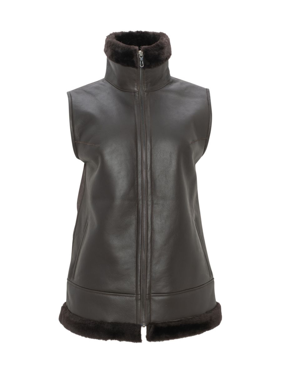Жилет Sherling с застежкой-молнией спереди WOLFIE FURS, цвет Cocoa
Жилет Sherling с застежкой-молнией спереди WOLFIE FURS, цвет Cocoa