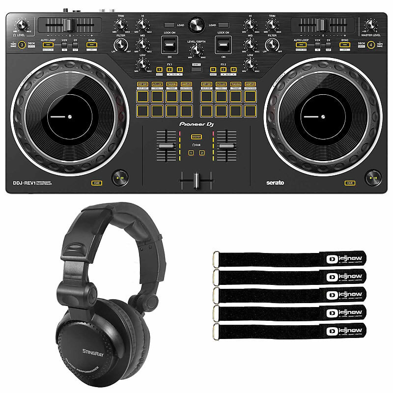 Pioneer DDJ-REV1 Scratch Style 2-канальный DJ-контроллер Serato с наушниками Pioneer DDJ-REV1 Scratch Style 2-Channel Serato DJ Controller w Headphones 
Pioneer DDJ-REV1 Scratch Style 2-канальный DJ-контроллер Serato с наушниками Pioneer DDJ-REV1 Scratch Style 2-Channel Serato DJ Controller w Headphones