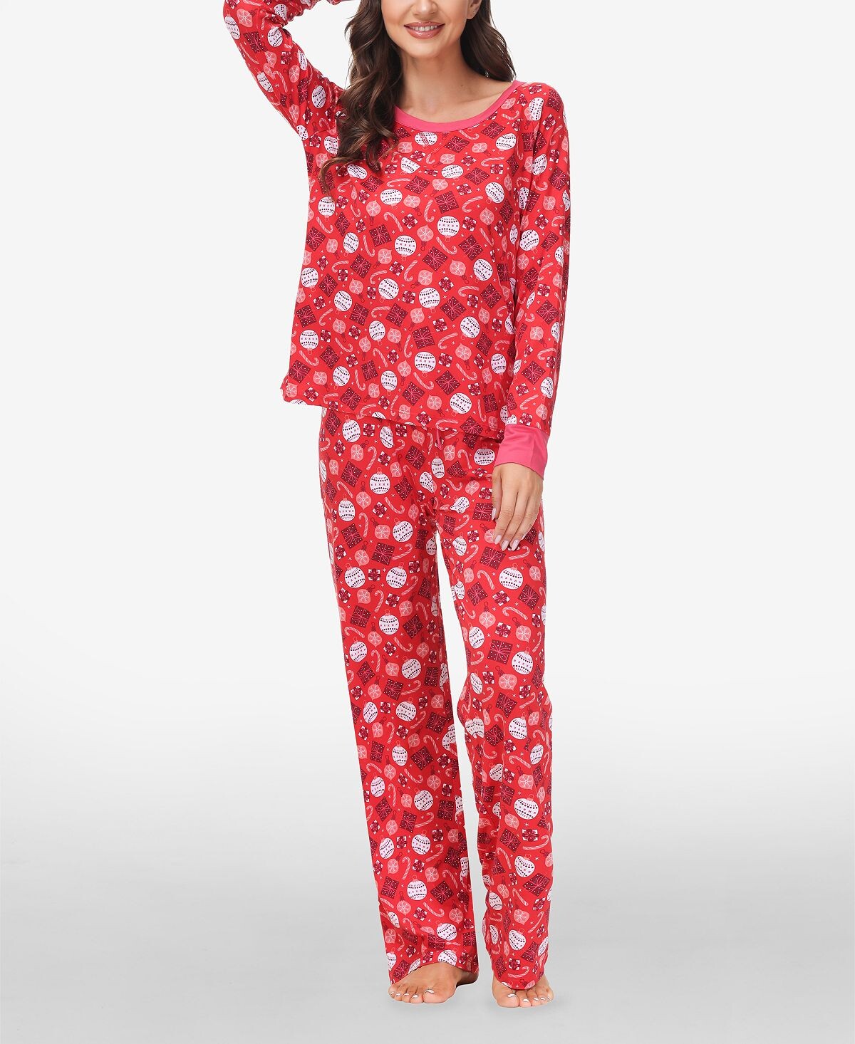 Женский спортивный топ с длинным рукавом и брюки для отдыха, комплект из 2 шт. INK+IVY, Красный, Женский спортивный топ с длинным рукавом и брюки для отдыха, комплект из 2 шт. INK+IVY
Женский спортивный топ с длинным рукавом и брюки для отдыха, комплект из 2 шт. INK+IVY, Красный, Женский спортивный топ с длинным рукавом и брюки для отдыха, комплект из 2 шт. INK+IVY