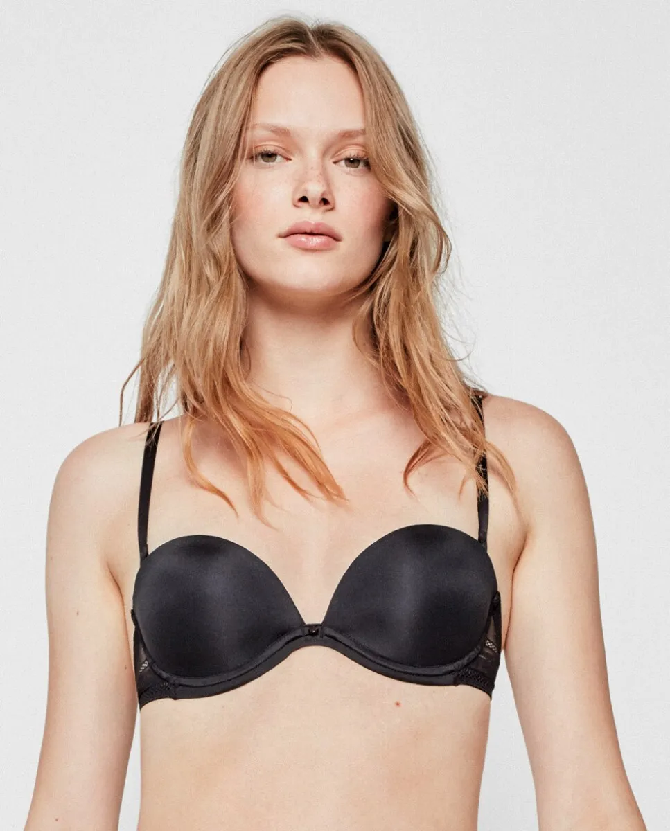 Многопозиционный бюстгальтер +1 push up со съемными бретелями Gisela, черный
Многопозиционный бюстгальтер +1 push up со съемными бретелями Gisela, черный