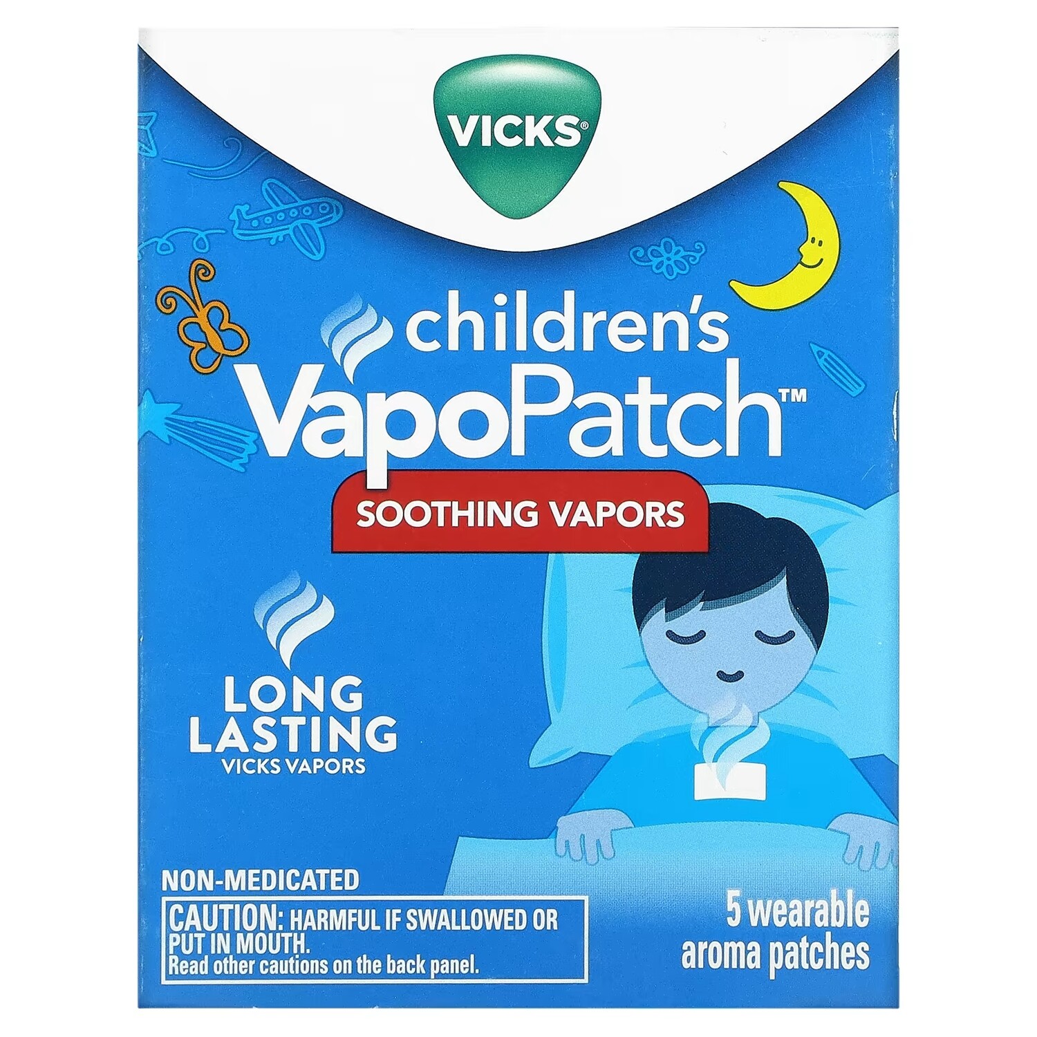 Патчи Vicks VapoPatch ароматических для детей, 5шт
Патчи Vicks VapoPatch ароматических для детей, 5шт