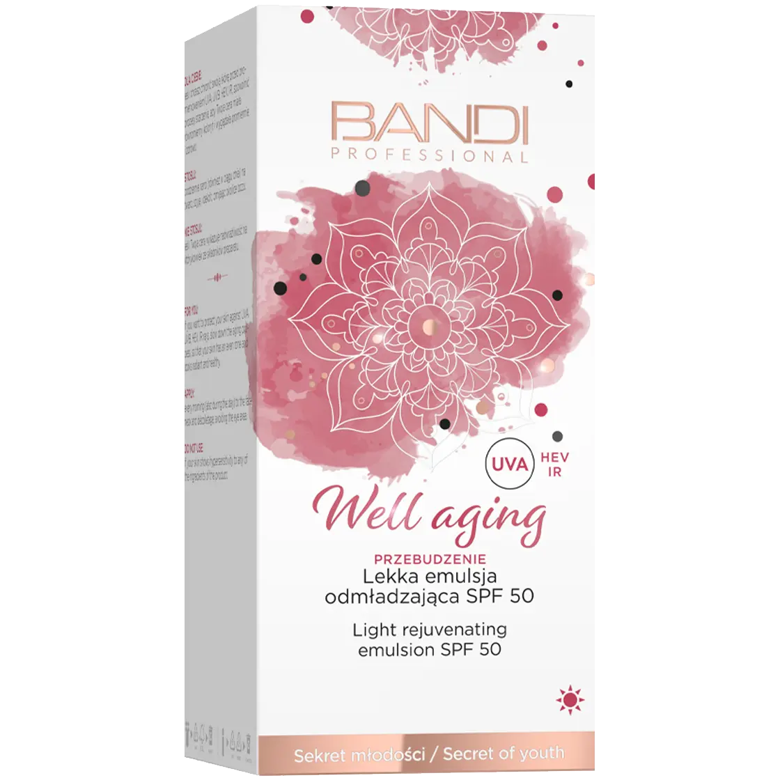 Bandi Well Aging легкая омолаживающая эмульсия для лица SPF50, 50 мл
Bandi Well Aging легкая омолаживающая эмульсия для лица SPF50, 50 мл
