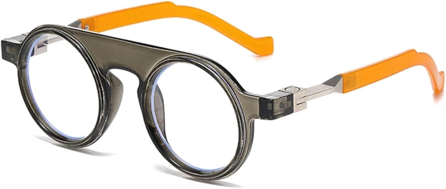 Солнцезащитные очки с защитой от УФ-излучения UV400 | Круглые женские панк-очки с прозрачным градиентом для занятий спортом на открытом воздухе и вождения DSVIGF, Grey Orange Clear
Солнцезащитные очки с защитой от УФ-излучения UV400 | Круглые женские панк-очки с прозрачным градиентом для занятий спортом на открытом воздухе и вождения DSVIGF, Grey Orange Clear