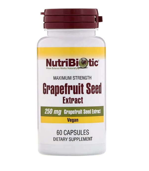 Экстракт семян грейпфрута, 250 мг, 60 капсул, NutriBiotic
Экстракт семян грейпфрута, 250 мг, 60 капсул, NutriBiotic