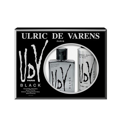 Ulric de Varens for Men BLACK Gift Set 100 мл EDT и дезодорант-спрей 200 мл
Ulric de Varens for Men BLACK Gift Set 100 мл EDT и дезодорант-спрей 200 мл