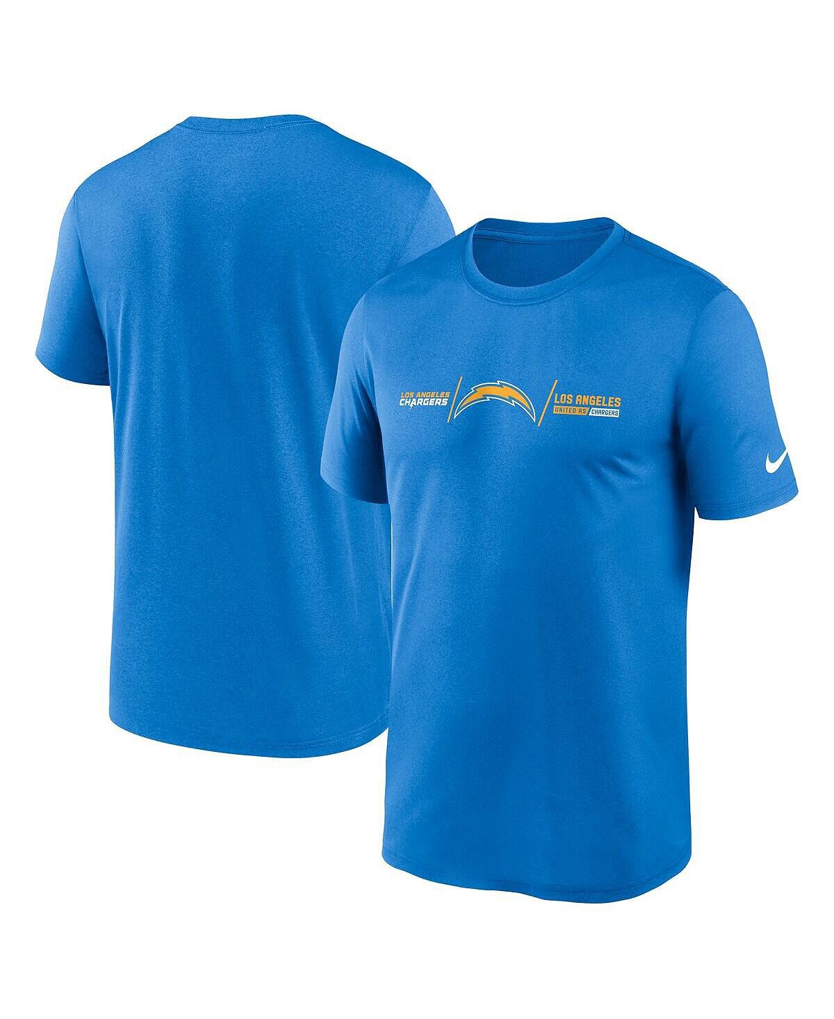 Мужская пудровая синяя футболка los angeles chargers horizontal lockup legend Nike, синий
Мужская пудровая синяя футболка los angeles chargers horizontal lockup legend Nike, синий