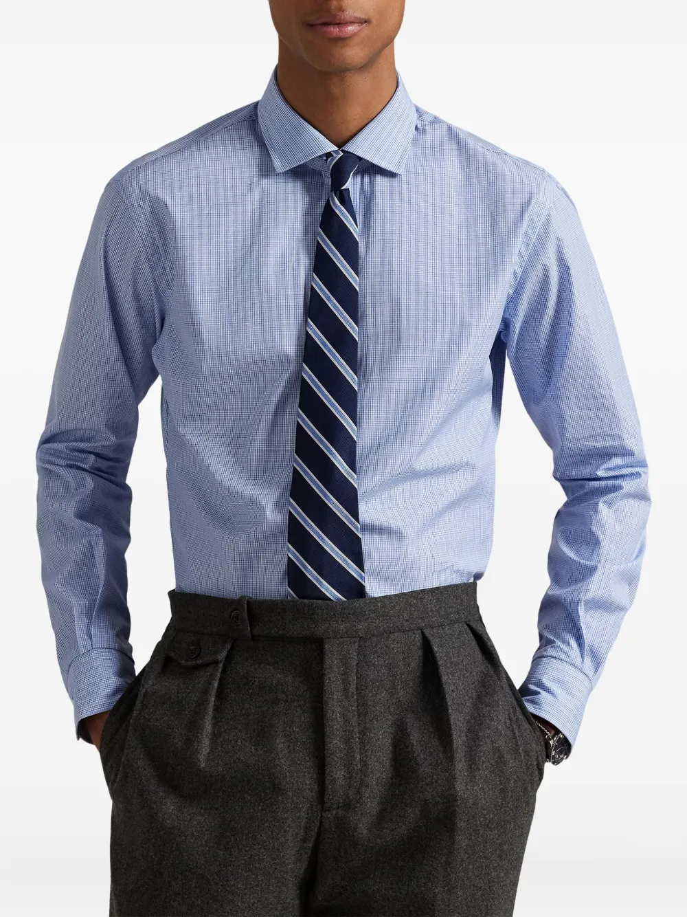 Поплиновая рубашка в клетку POLO RALPH LAUREN, синий
Поплиновая рубашка в клетку POLO RALPH LAUREN, синий