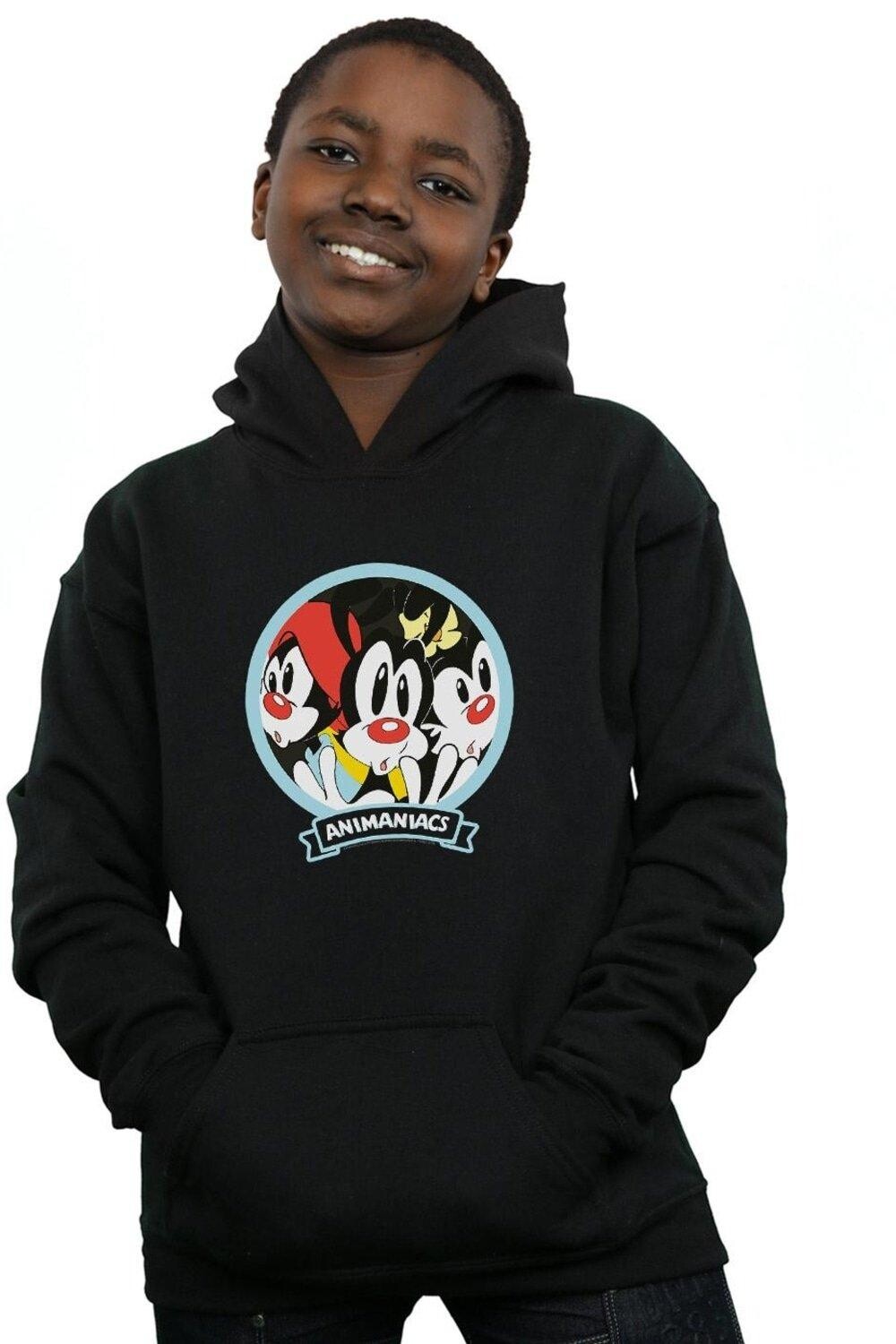 Толстовка с капюшоном «Рыбий глаз» Animaniacs, черный
Толстовка с капюшоном «Рыбий глаз» Animaniacs, черный