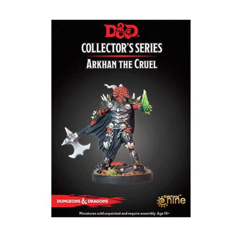 Архан Жестокий, Dungeons & Dragons - Collector's Series Miniatures - Classic & Assorted (5th Edition)
Архан Жестокий, Dungeons & Dragons - Collector's Series Miniatures - Classic & Assorted (5th Edition)