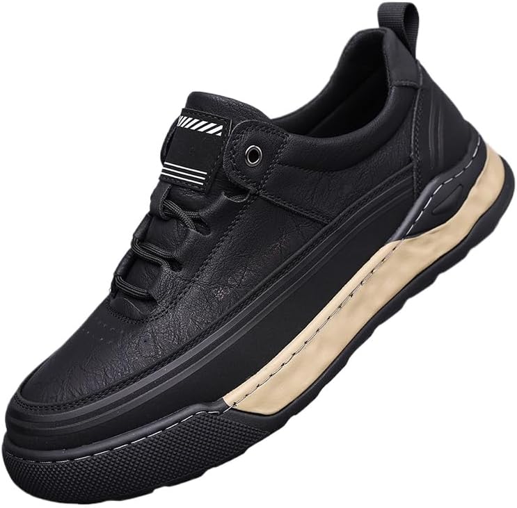 Кроссовки Sfwarmart Sports Platform для мужчин Осенний зимний стиль повседневной обуви Мужские однотонные кожаные кружевные туфли Мужской размер 39-48, черный
Кроссовки Sfwarmart Sports Platform для мужчин Осенний зимний стиль повседневной обуви Мужские однотонные кожаные кружевные туфли Мужской размер 39-48, черный