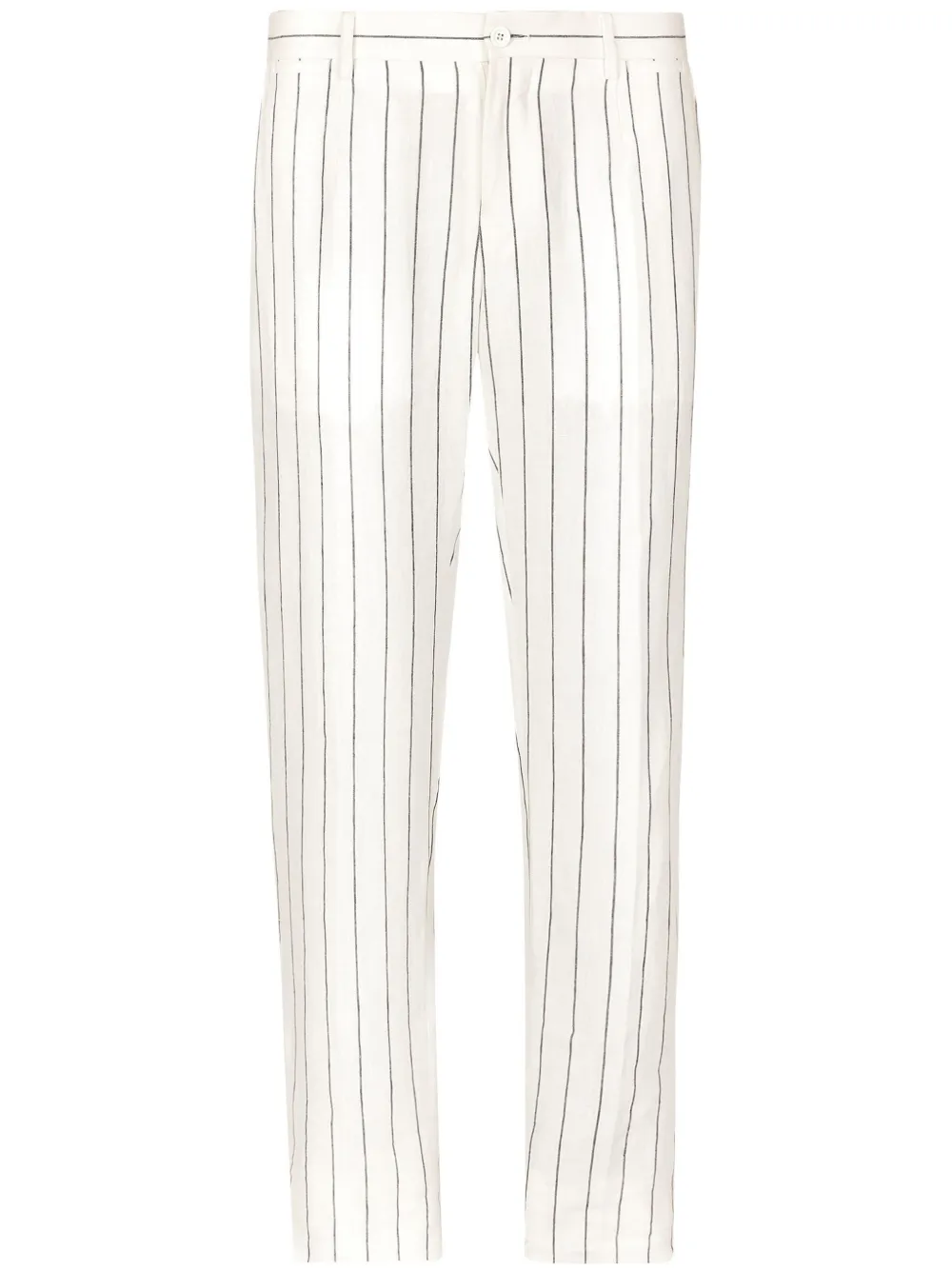 Льняные брюки в тонкую полоску DOLCE & GABBANA, белый
Льняные брюки в тонкую полоску DOLCE & GABBANA, белый