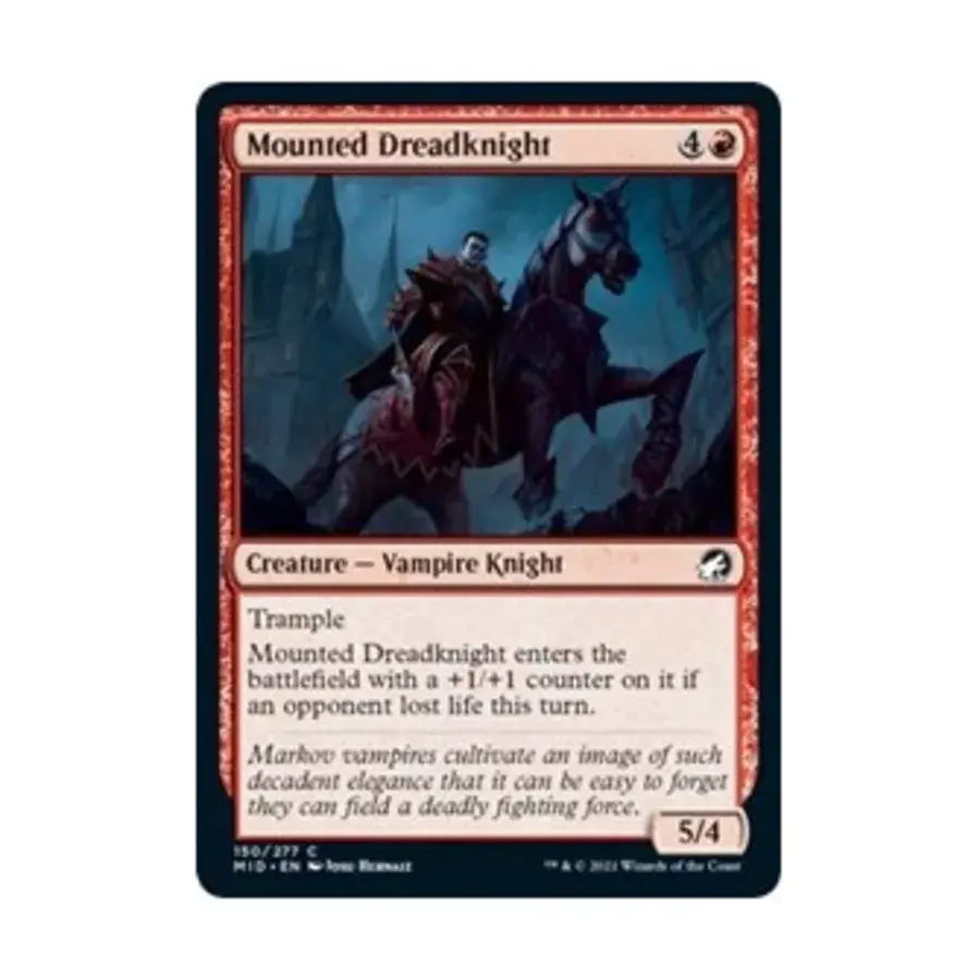 CCG Конный ужасный рыцарь (клавиша C), MTG - Innistrad - Midnight Hunt
CCG Конный ужасный рыцарь (клавиша C), MTG - Innistrad - Midnight Hunt