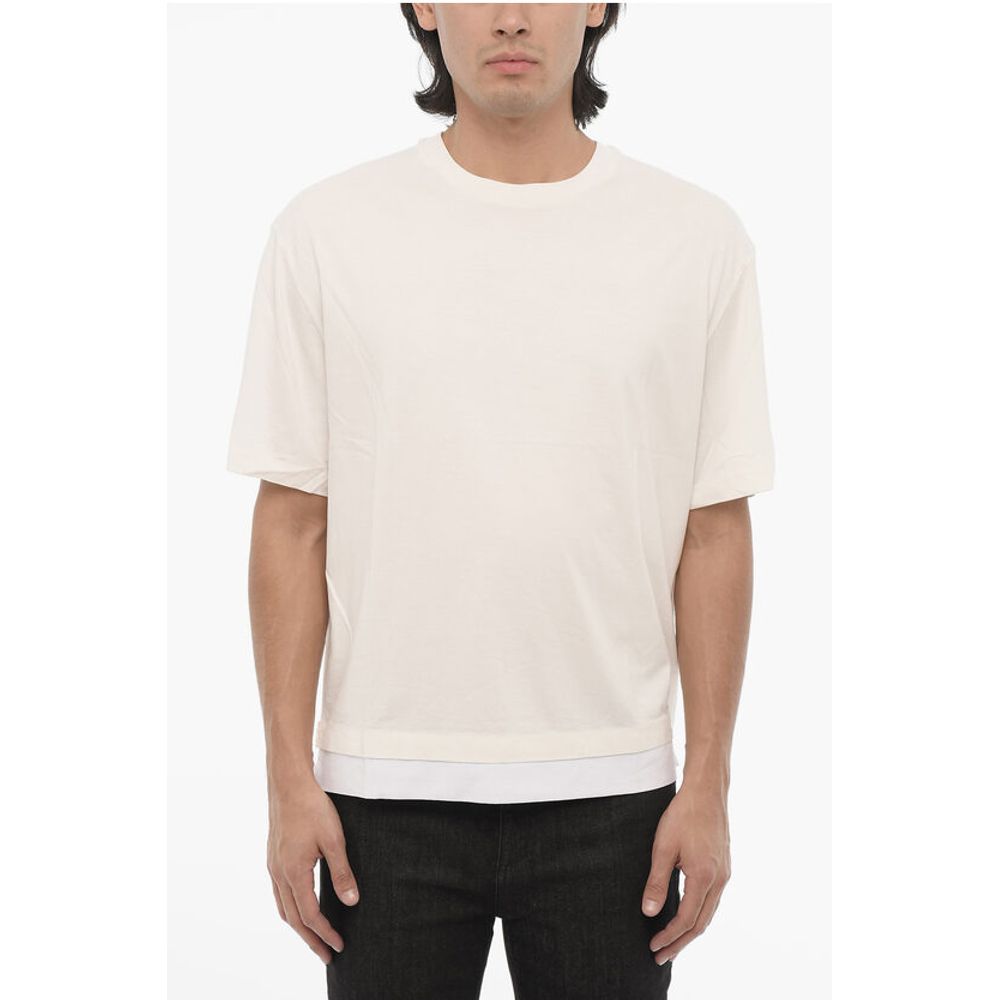 Однотонная облегающая футболка с круглым вырезом Neil Barrett, White
Однотонная облегающая футболка с круглым вырезом Neil Barrett, White