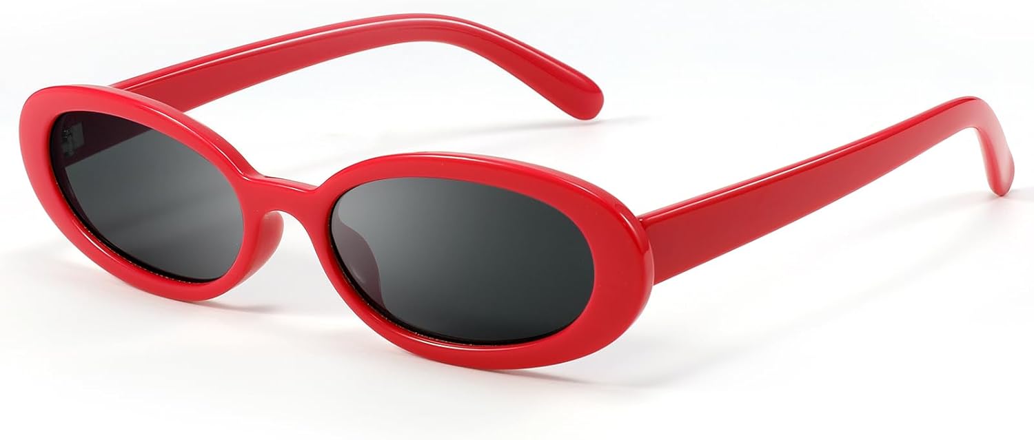 Солнцезащитные очки DANAMY для женщин и мужчин, ретро-очки овальной формы, модные маленькие овальные солнцезащитные очки в стиле 90-х, винтажные очки для вождения, Red
Солнцезащитные очки DANAMY для женщин и мужчин, ретро-очки овальной формы, модные маленькие овальные солнцезащитные очки в стиле 90-х, винтажные очки для вождения, Red