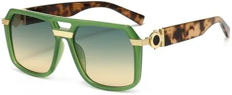 Солнцезащитные очки большого квадратного размера 2027 года для женщин и мужчин, женские очки в крупной оправе с защитой от УФ-излучения UV400 MTZJH, Green
Солнцезащитные очки большого квадратного размера 2027 года для женщин и мужчин, женские очки в крупной оправе с защитой от УФ-излучения UV400 MTZJH, Green