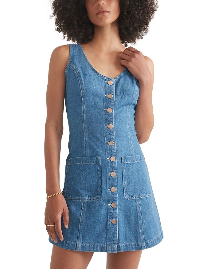 Джинсовое платье Daisy Marine Layer, синий 
Джинсовое платье Daisy Marine Layer, синий