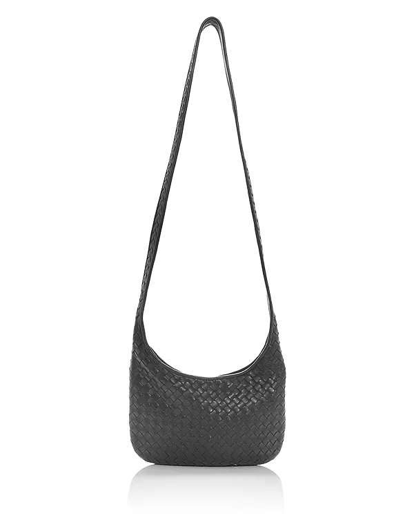 Кожаная сумка через плечо Intrecciato Bottega Veneta, черный
Кожаная сумка через плечо Intrecciato Bottega Veneta, черный