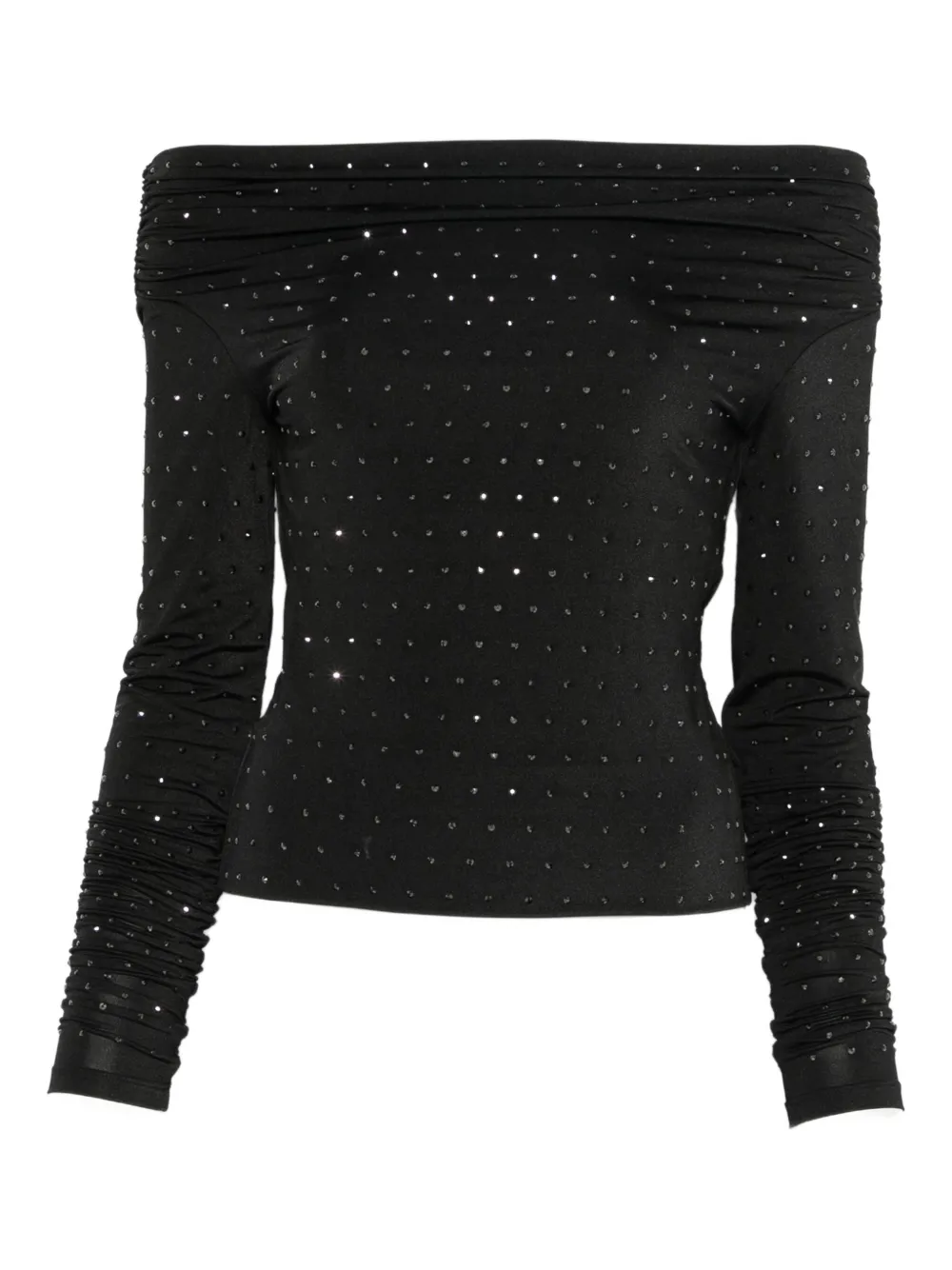 Топ Zephyr с украшениями и открытыми плечами The Andamane, черный
Топ Zephyr с украшениями и открытыми плечами The Andamane, черный