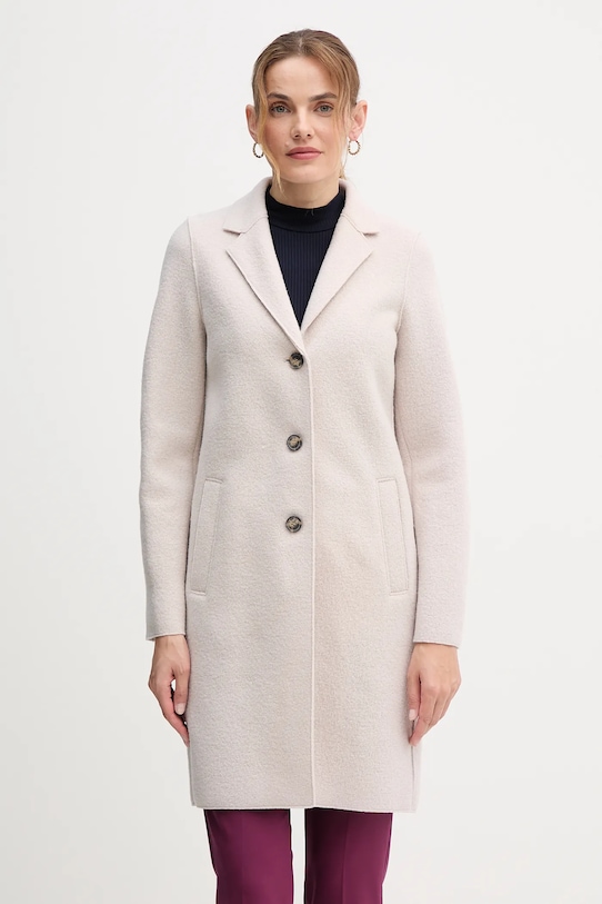 Шерстяное пальто Oui, бежевый
Шерстяное пальто Oui, бежевый