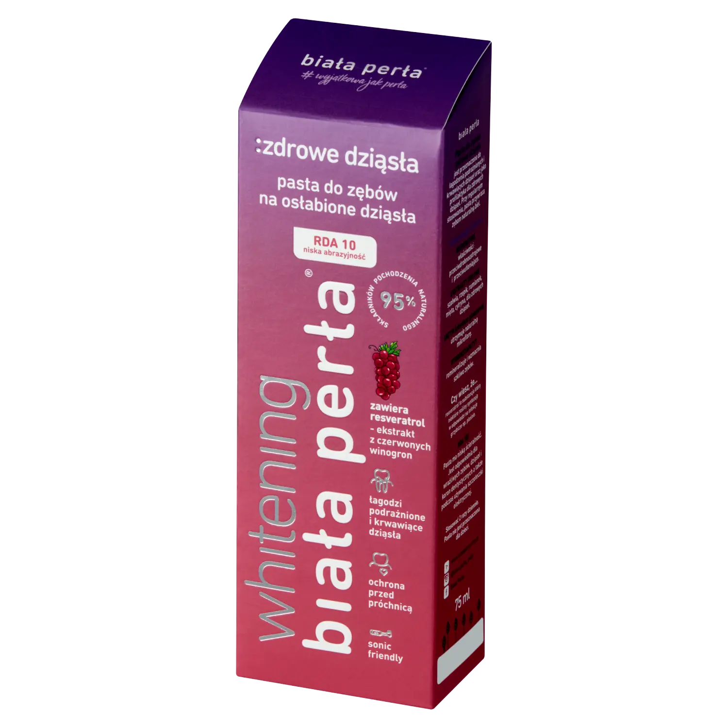 Biała Perła Periodontitis зубная паста, 75 мл
Biała Perła Periodontitis зубная паста, 75 мл