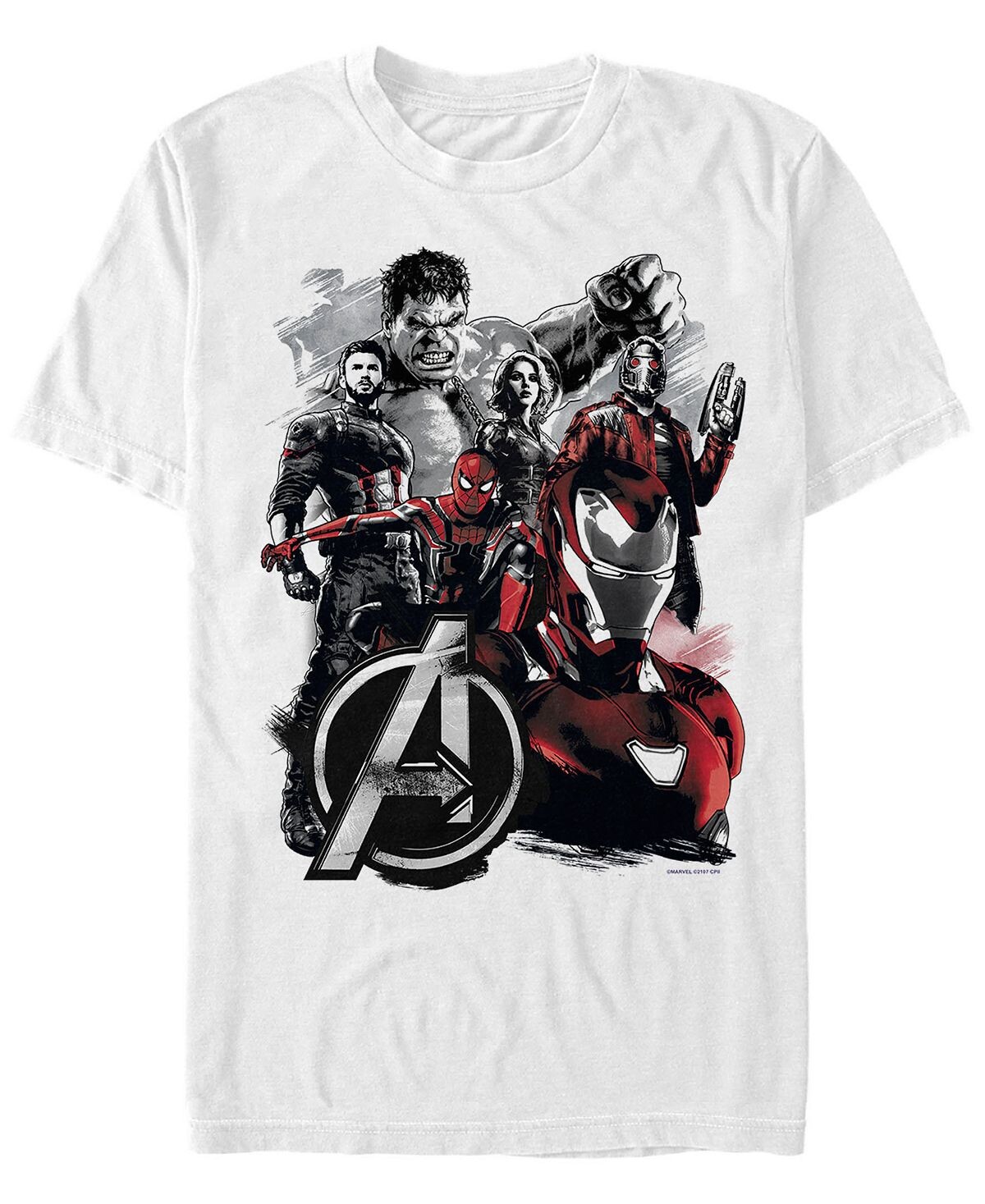 Мужская футболка с коротким рукавом с логотипом marvel avengers infinity war с групповым снимком Fifth Sun, белый
Мужская футболка с коротким рукавом с логотипом marvel avengers infinity war с групповым снимком Fifth Sun, белый
