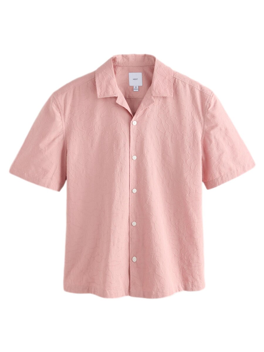 Рубашка на пуговицах классического кроя Next, розовый
Рубашка на пуговицах классического кроя Next, розовый