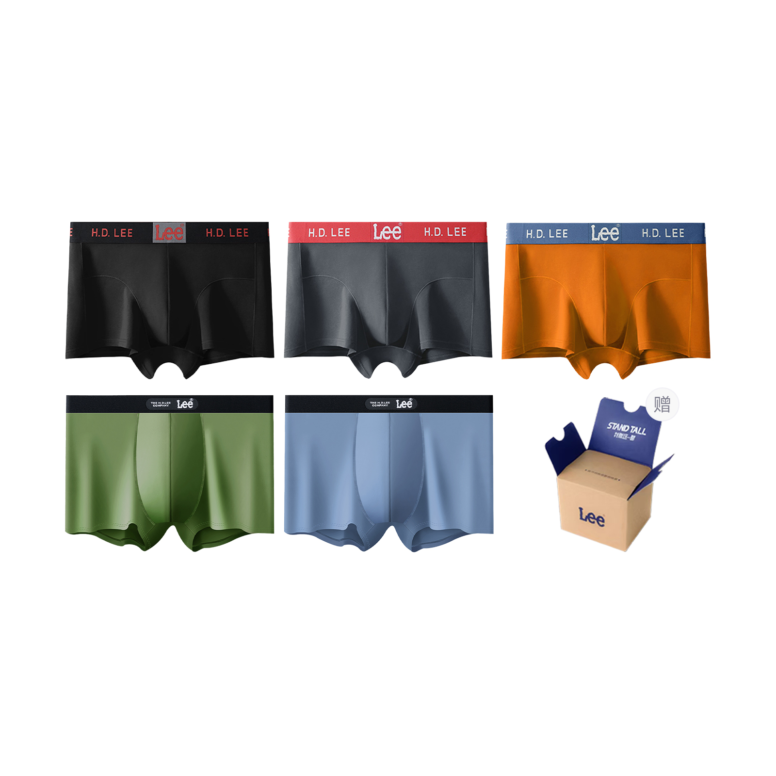 Lee Подарочный набор Cordura мужского белья 5 пар
Lee Подарочный набор Cordura мужского белья 5 пар