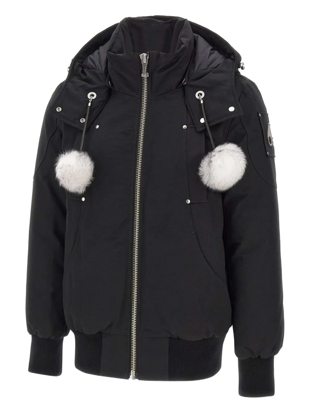 Бомбер Debbie с отстегивающимся капюшоном Moose Knuckles, черный
Бомбер Debbie с отстегивающимся капюшоном Moose Knuckles, черный