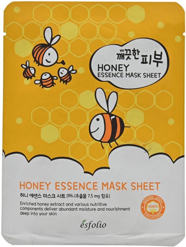 Тканевая маска с экстрактом меда pure skin honey essence mask sheet Esfolio, количество 1 шт.
Тканевая маска с экстрактом меда pure skin honey essence mask sheet Esfolio, количество 1 шт.