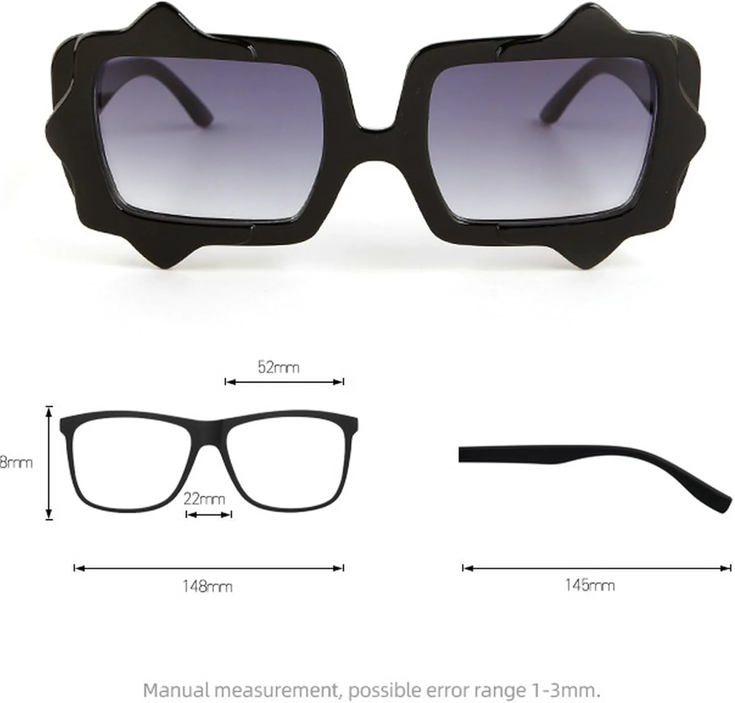 Модные квадратные солнцезащитные очки для женщин, дизайнерские солнцезащитные очки в толстой оправе для женщин, модные трендовые солнцезащитные очки mincl, Gray
Модные квадратные солнцезащитные очки для женщин, дизайнерские солнцезащитные очки в толстой оправе для женщин, модные трендовые солнцезащитные очки mincl, Gray