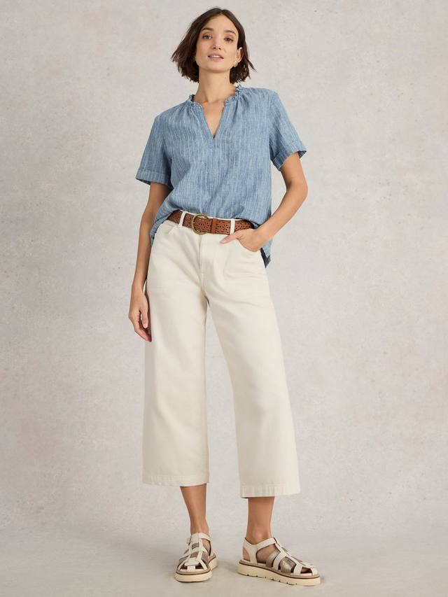 Топик с оборкой из органического хлопка Teakie White Stuff
Топик с оборкой из органического хлопка Teakie White Stuff