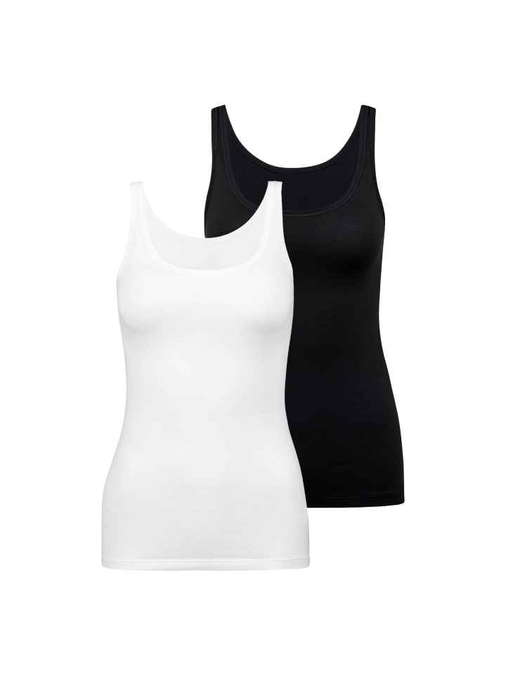 Майка Calida, белый/черный
Майка Calida, белый/черный