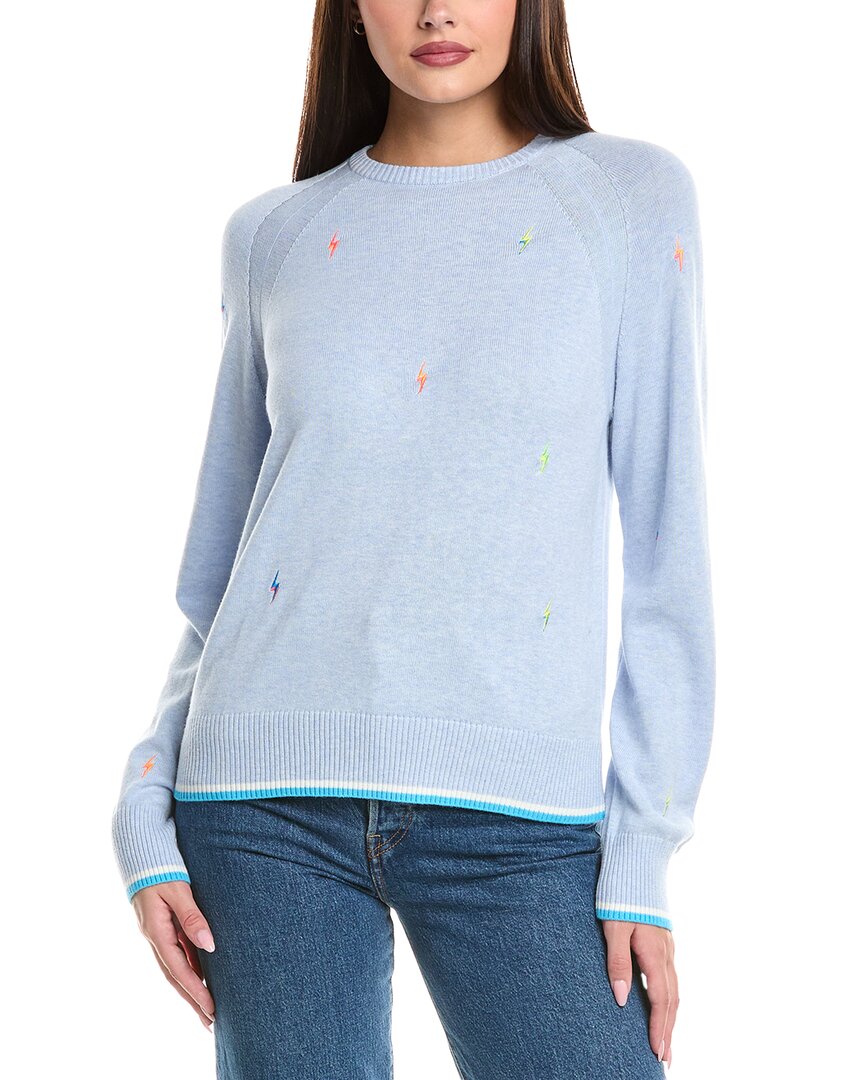 WISPR Электрическая вышивка Свитер из смесового шелка, синий
WISPR Электрическая вышивка Свитер из смесового шелка, синий