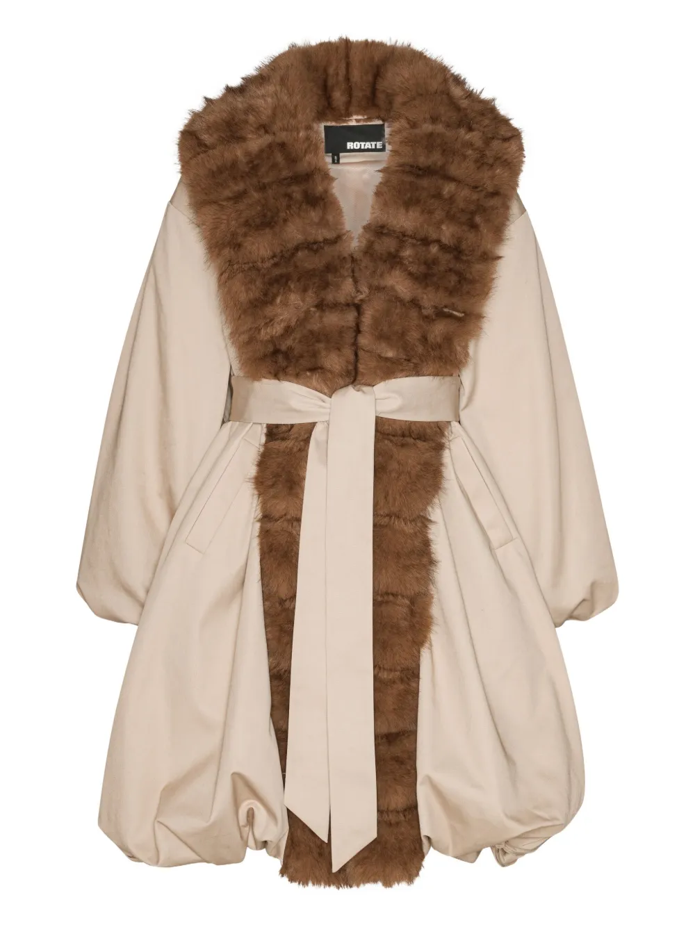 Пальто с воротником из искусственного меха и подолом-баллоном ROTATE BIRGER CHRISTENSEN, нейтральный
Пальто с воротником из искусственного меха и подолом-баллоном ROTATE BIRGER CHRISTENSEN, нейтральный