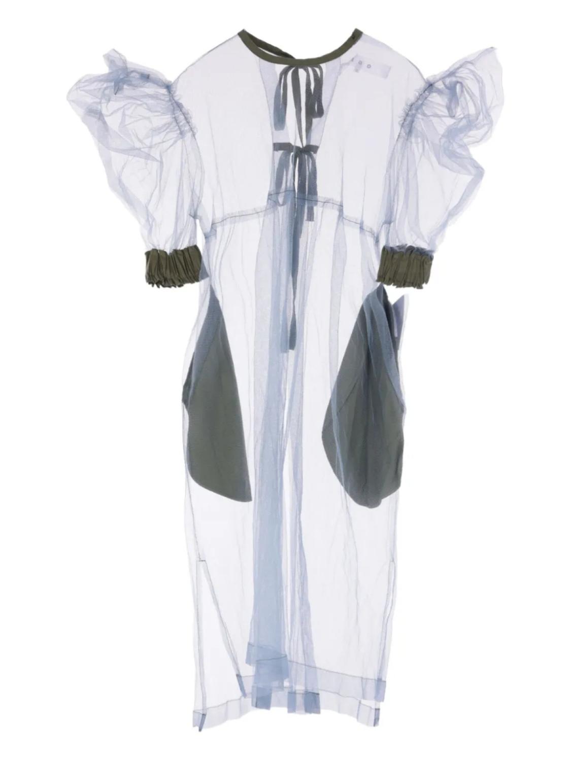 Блуза Comme des Garçons TAO с рюшами из тюля, синий
Блуза Comme des Garçons TAO с рюшами из тюля, синий