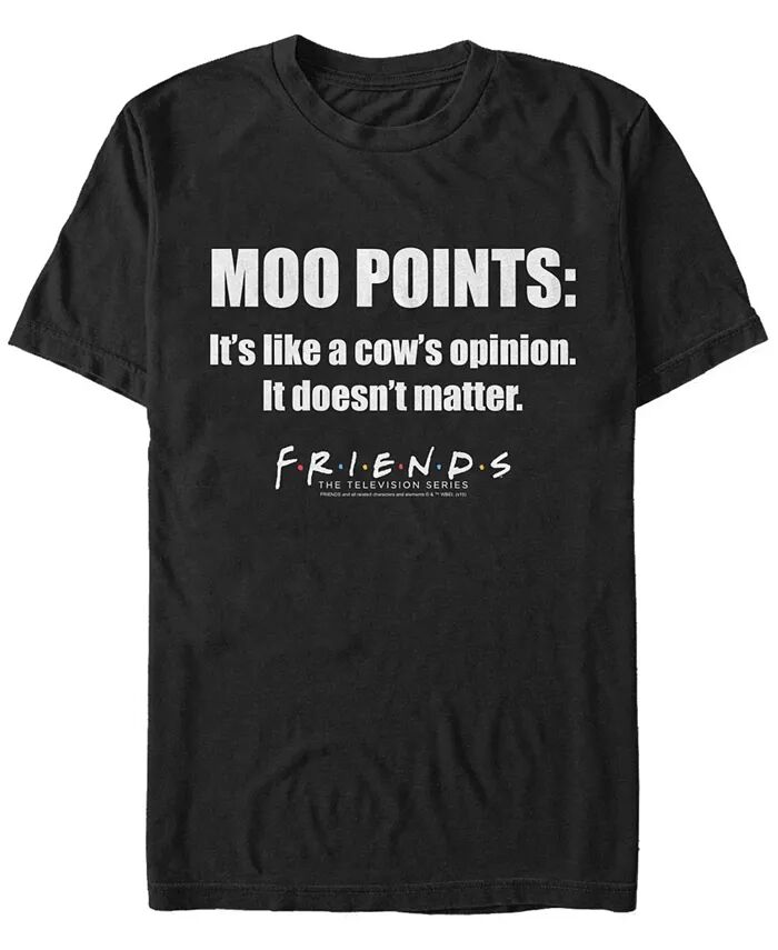 Мужская футболка с коротким рукавом с надписью «Moo Points Quote» от Friends Fifth Sun
Мужская футболка с коротким рукавом с надписью «Moo Points Quote» от Friends Fifth Sun