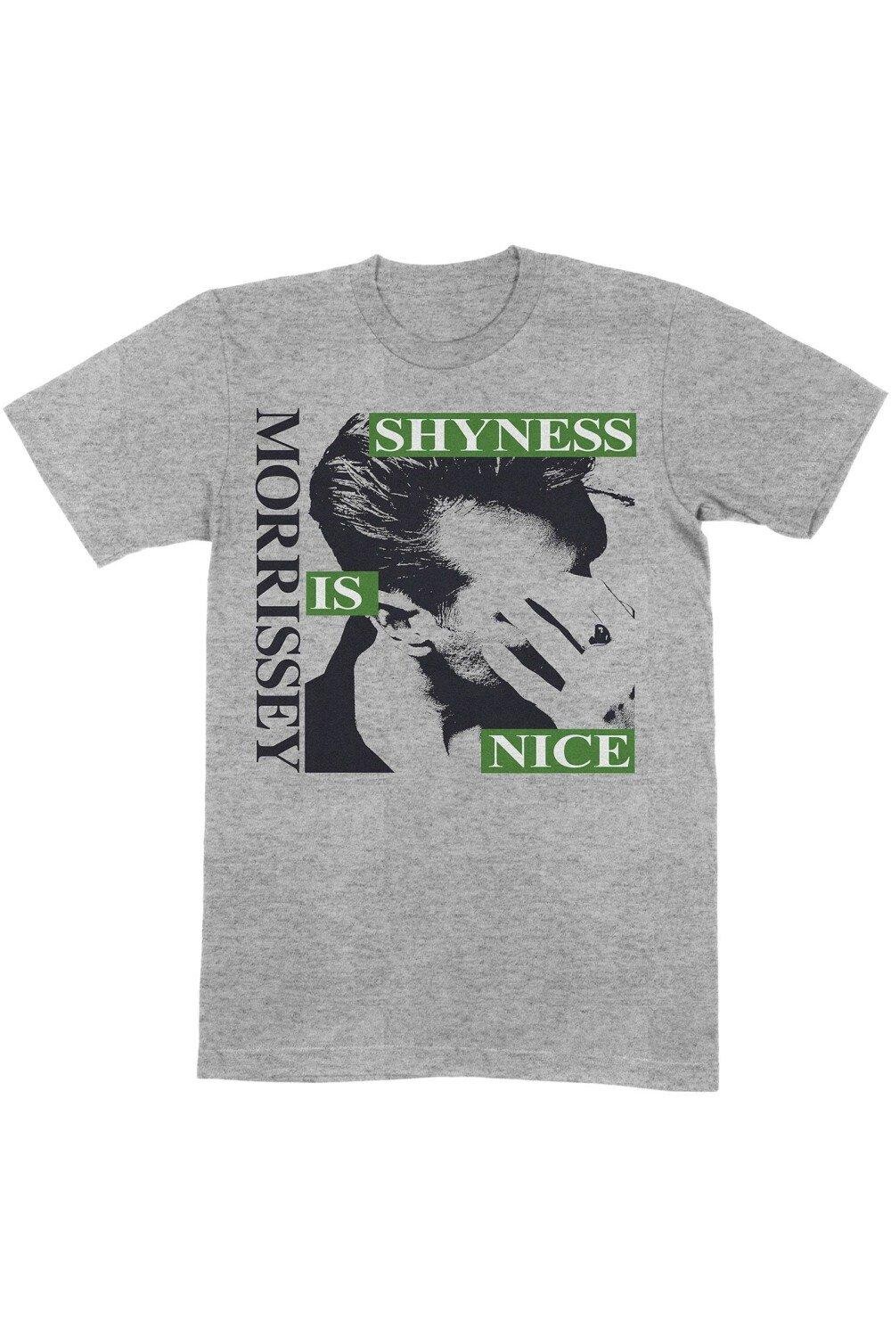 Хлопковая футболка «Shyness Is Nice» Morrissey, серый
Хлопковая футболка «Shyness Is Nice» Morrissey, серый