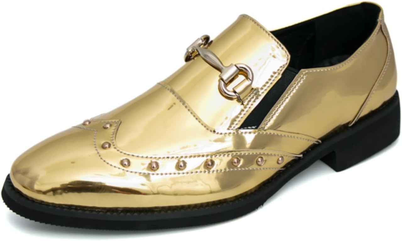 Мужские лоферы из лакированной кожи с заклепками, декоративной пряжкой и эластичной вставкой, ретро массивный каблук, нескользящая подошва, квадратный носок, повседневные туфли для бизнеса, официальных мероприятий, вечеринок и свадеб Qwuieoin, з...
Мужские лоферы из лакированной кожи с заклепками, декоративной пряжкой и эластичной вставкой, ретро массивный каблук, нескользящая подошва, квадратный носок, повседневные туфли для бизнеса, официальных мероприятий, вечеринок и свадеб Qwuieoin, з...