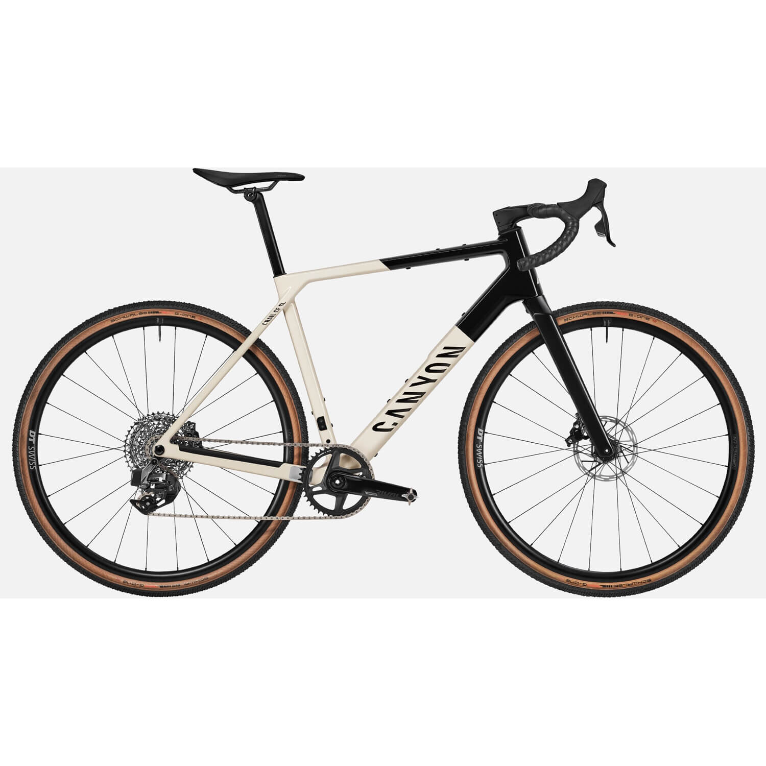 Гравийный велосипед Canyon Grail CF SL 7 AXS, черный/светло-бежевый
Гравийный велосипед Canyon Grail CF SL 7 AXS, черный/светло-бежевый