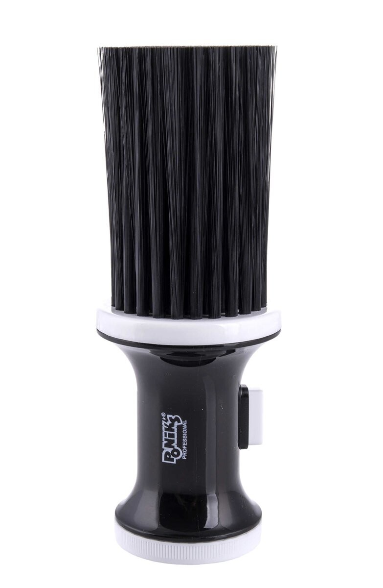 Ponik's, Парикмахерская щетка для свиной шеи с дозатором талька, Черный
Ponik's, Парикмахерская щетка для свиной шеи с дозатором талька, Черный