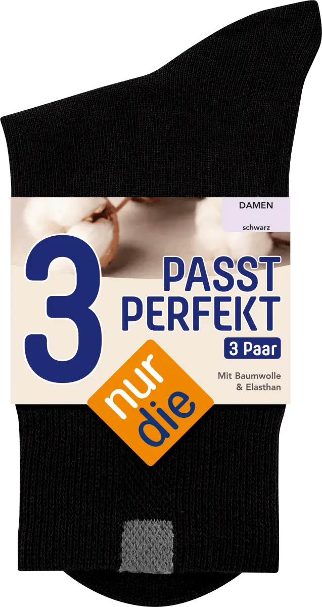 Идеально подходит для носков черного размера. 39-42 3шт. nur die
Идеально подходит для носков черного размера. 39-42 3шт. nur die